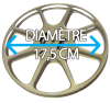 9.5 mm - 16 mm ⌀ 17,5cm bobine17_5